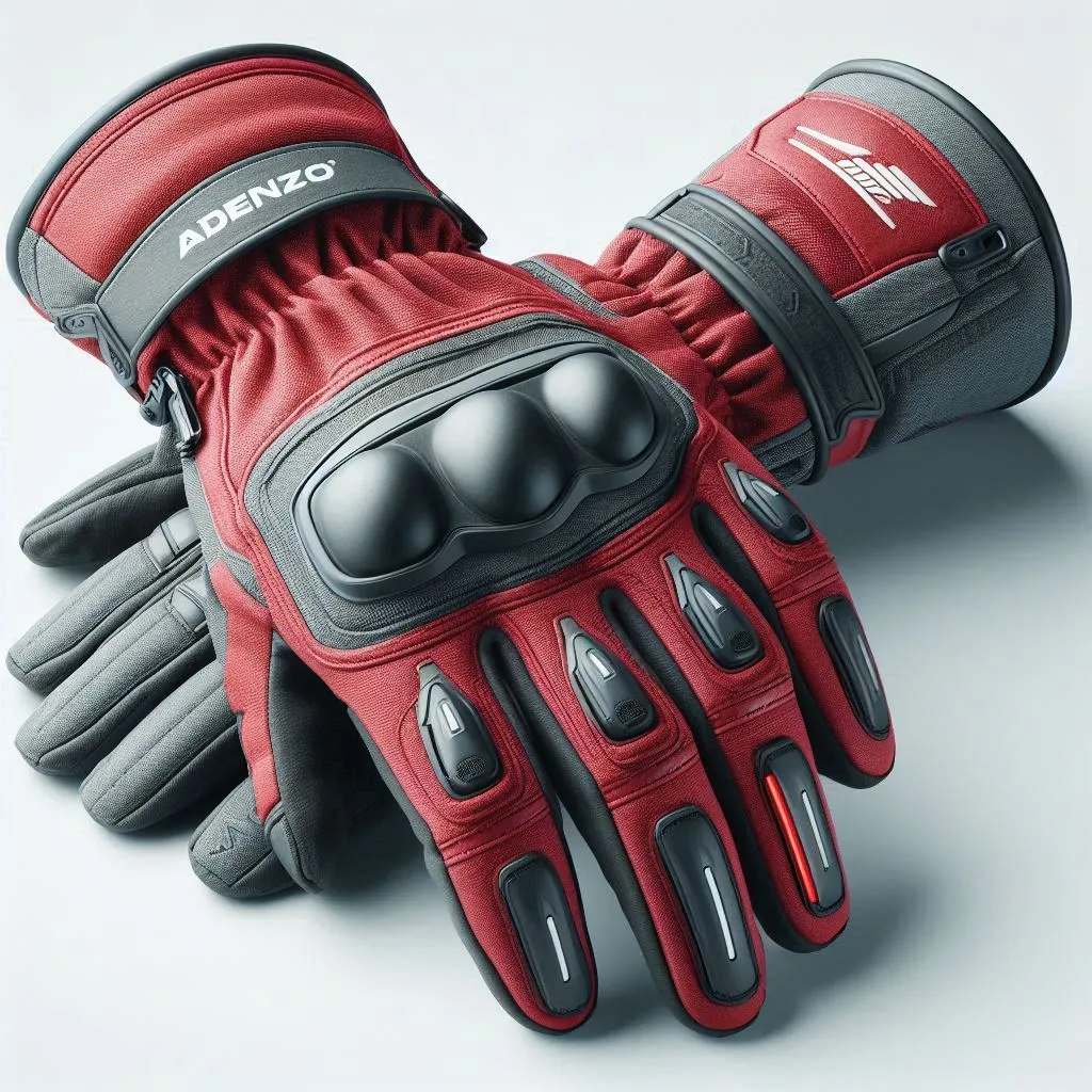 Adenzo™ ProGuard Carbon Sport Motorcycle Gloves – Carbon Fiber Knuckle Protection, Touchscreen Fingertips, Summer Riding Gloves