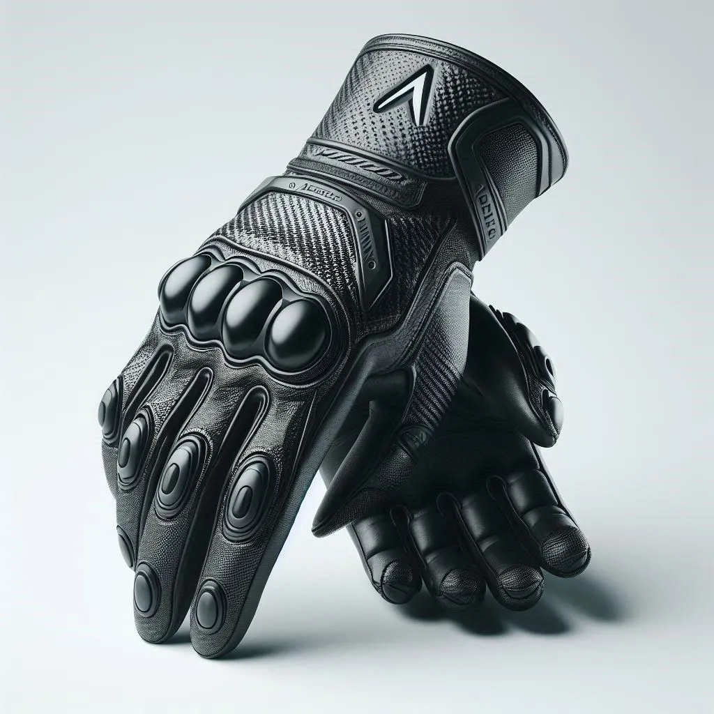 Adenzo™ Premium ProGuard Carbon Sport Motorcycle Gloves – Carbon Fiber Knuckle Protection, Touchscreen  Riding Gloves