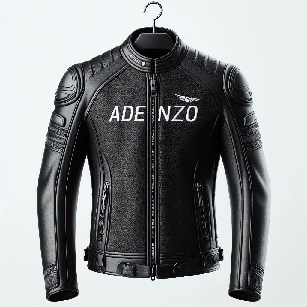 Adenzo™ Pro-Ride Armored Motorcycle Jacket – CE Approved Shoulder/Elbow/Back Protection, Waterproof, Windproof, Breathable Mesh Panels, All-Season Riding Jacket for Men/Women